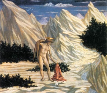  DESIERTO Obras - San Juan en el desierto Renacimiento Domenico Veneziano